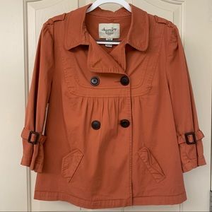 American Rag cropped jacket in a terra cotta color